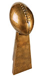 Antique Gold/Silver Football Resin