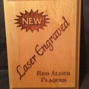 RED ALDER PLAQUES