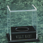 Baseball Acrylic Display Case with Base
