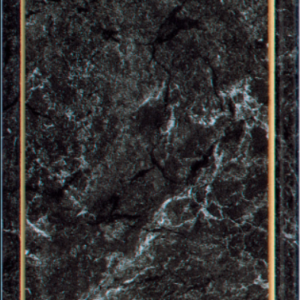 Marble Finish Plaque with Gold Cove Edge