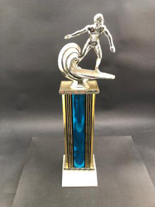 Surf boarder trophy
