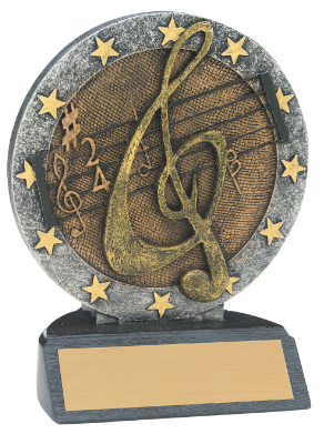 4 1/2" Music All Star Resin