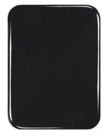 EBONY PIANO FINISH Soft Felt Back