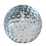 2 3/8" Crystal Golf Ball Paperweight