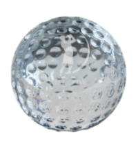 2 3/8" Crystal Golf Ball Paperweight