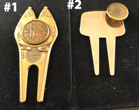 Golfers Divot Tool with Ball Marker
